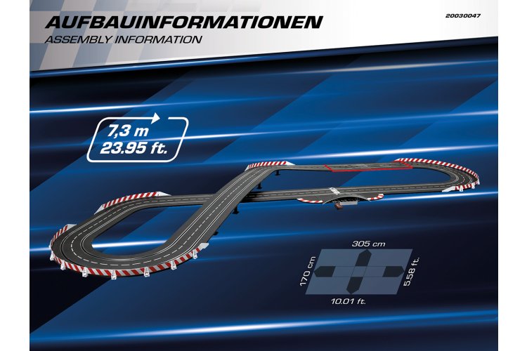 Carrera DIGITAL 132 - Victory Circuit - McLaren 720S GT3 vs. DTM 2024 Audi R8 LMS GT3 - Racebaan 7,3m - Car20030047 7 - CAR20030047