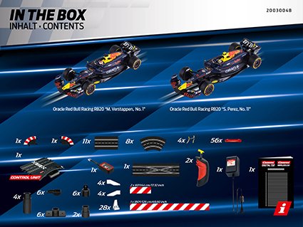 Carrera DIGITAL 132 - Race of the Champions - RB20 Max Verstappen - RB20 Sergio P&eacute;rez - Racebaan 7,3m - Car20030048 6 - CAR20030048