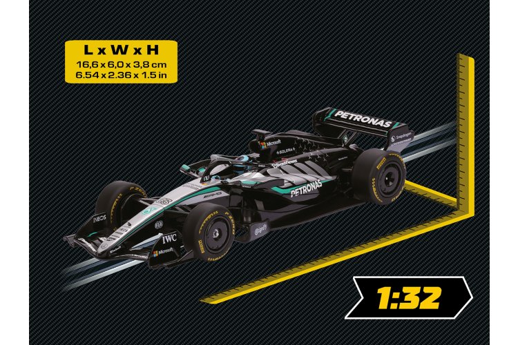 Carrera DIGITAL 132 - Speed Attack - Ferrari SF-26 L. Hamilton No.44 vs. Mercedes-AMG W17 G. Russell No.63 - Race Track 8 m - Car20030051 13 - CAR20030051