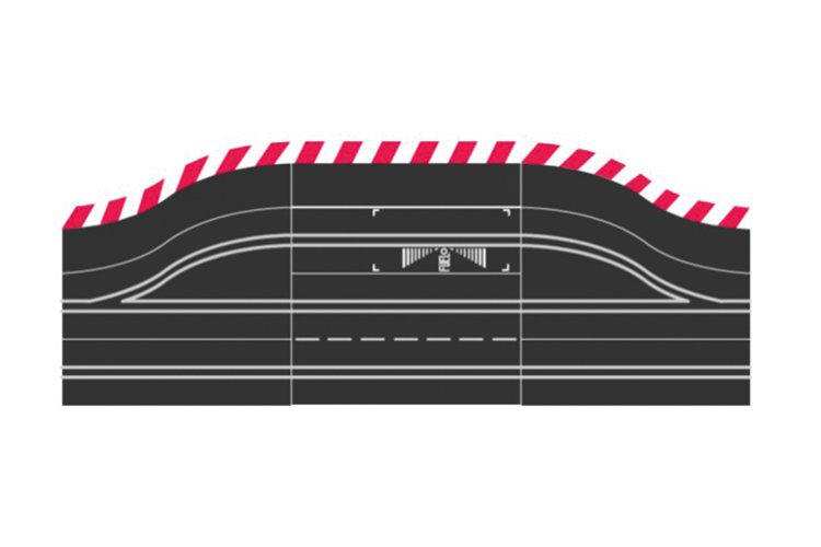 Carrera DIGITAL 124/132 - Uitbreidingsset Pitlane met Kerbstones - 11 Baanonderdelen - Car20030374 1 - CAR20030374