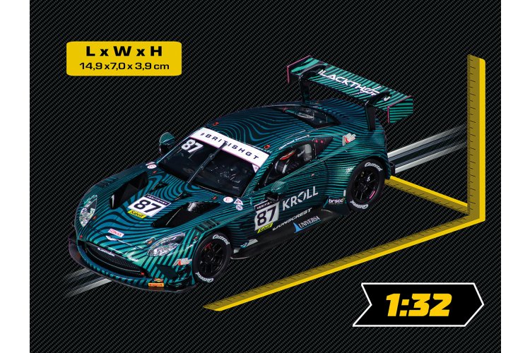 1:32 Carrera DIGITAL 132 - Aston Martin Vantage AMR GT3 Evo Blackthorn AMR No.87 British GT 2024 - Car20032069 2 - CAR20032069