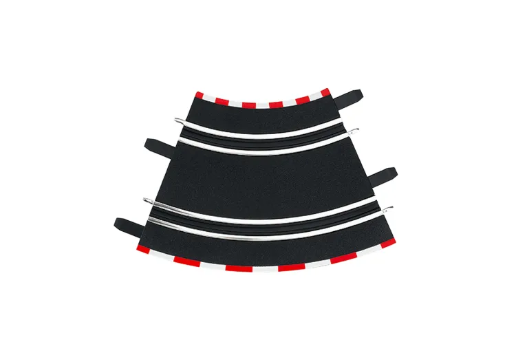 Carrera GO!!! Bocht 45&deg; Racebaan stukken - 161mm lang - 4 Baandelen - Car20061611 1 - CAR20061611