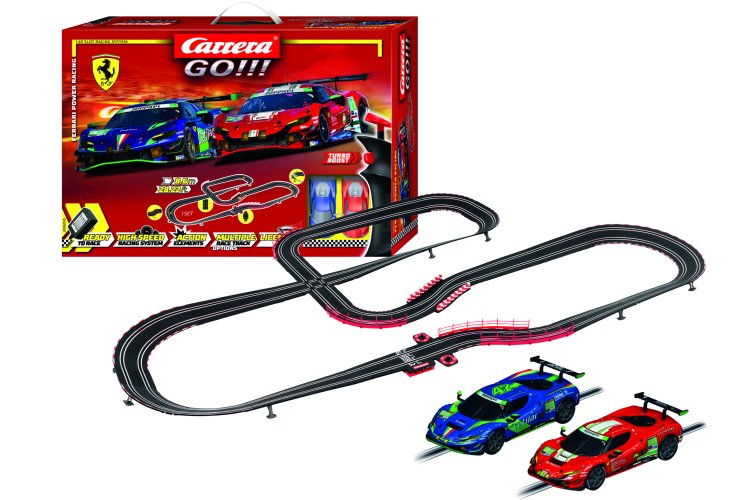 Carrera GO!!! Ferrari Power Corse Racing - Ferrari 296 GT3 - Racetrack 8.6m - Car20062575 1 - CAR20062575