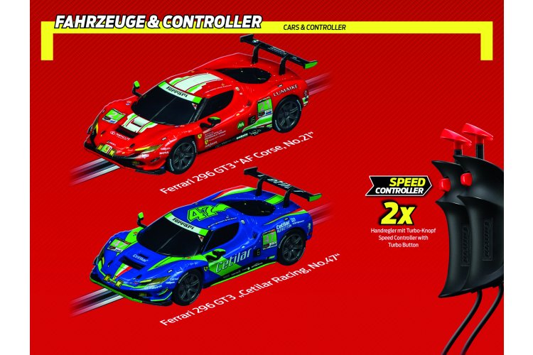 Carrera GO!!! Ferrari Power Corse Racing - Ferrari 296 GT3 - Racetrack 8.6m - Car20062575 8 - CAR20062575