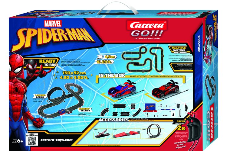 Carrera GO!!! Marvel Spiderman - Spider Racing - Spiderman Red vs. Black - Racetrack 4.9m - Car20062580 2 - CAR20062580