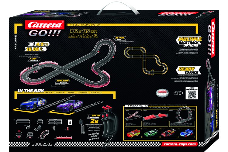 Carrera GO!!! Nascar 4.9 - Camaro NextGen ZL1 - Chase Elliott vs. Alex Bowman - Racetrack 4.9m - Car20062582 6 - CAR20062582