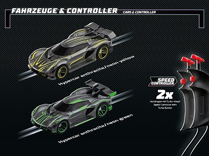 Carrera GO!!! Turning Zone - Hyper Sports Cars - Race Track 5.3m - Car20062602 6 - CAR20062602