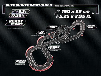Carrera GO!!! Turning Zone - Hyper Sports Cars - Race Track 5.3m - Car20062602 7 - CAR20062602