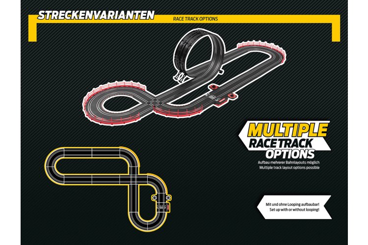 Carrera GO!!! Super Formula - Oracle RB21 Max Verstappen No.1 vs. McLaren Lando Norris No.4 - Slot Car Track 5.3m - Car20062604 8 - CAR20062604