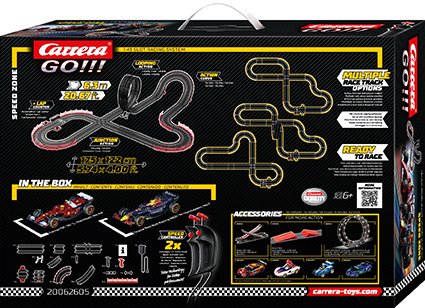 Carrera GO!!! Speed Zone Formule 1 - Max Verstappen No.1 vs. Lewis Hamilton No.44 - Racebaan 6,3m - Car20062605 11 - CAR20062605