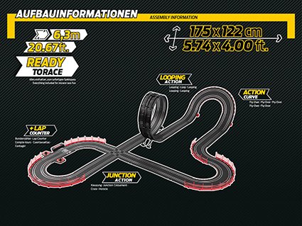 Carrera GO!!! Speed Zone Formule 1 - Max Verstappen No.1 vs. Lewis Hamilton No.44 - Racebaan 6,3m - Car20062605 7 - CAR20062605
