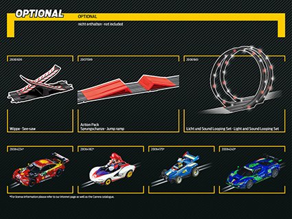 Carrera GO!!! Speed Zone Formule 1 - Max Verstappen No.1 vs. Lewis Hamilton No.44 - Racebaan 6,3m - Car20062605 9 - CAR20062605