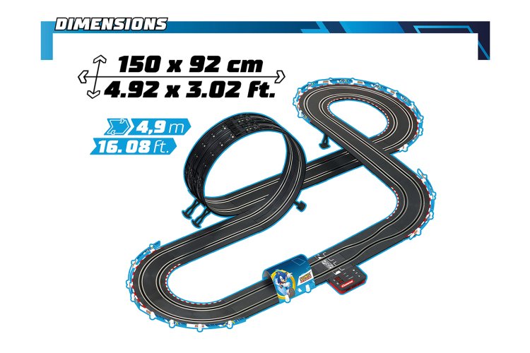 Carrera GO!!! - Sonic Racing CrossWorlds - Sonic vs. Tails - Race Track 4.9 m - Car20062620 5 - CAR20062620