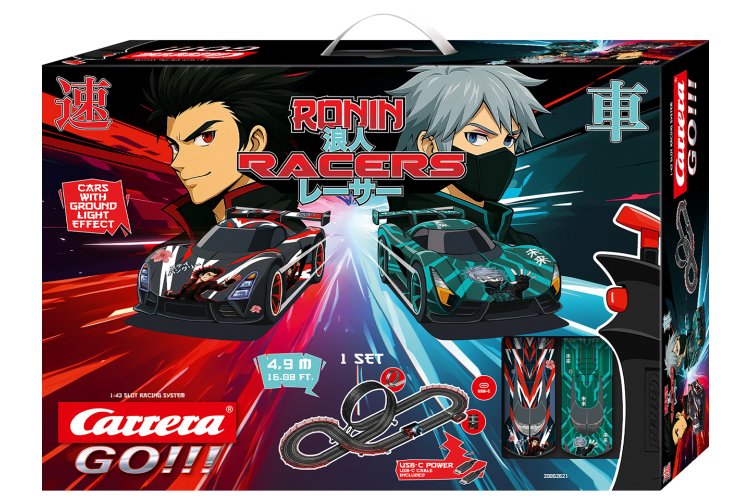 Carrera GO!!! Ronin Racers - Raijin Rider vs. Hikari Strike - Racebaan 4,9 m - Car20062621 11 - CAR20062621