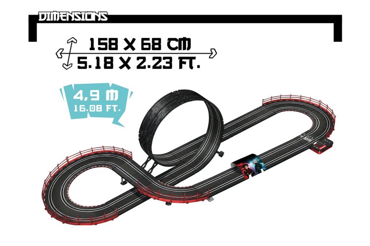 Carrera GO!!! Ronin Racers - Raijin Rider vs. Hikari Strike - Racebaan 4,9 m - Car20062621 4 - CAR20062621