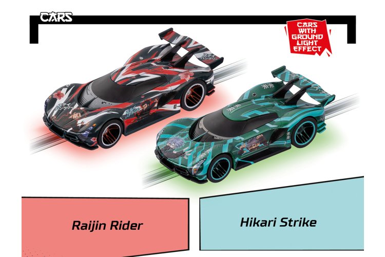 Carrera GO!!! Ronin Racers - Raijin Rider vs. Hikari Strike - Racebaan 4,9 m - Car20062621 6 - CAR20062621
