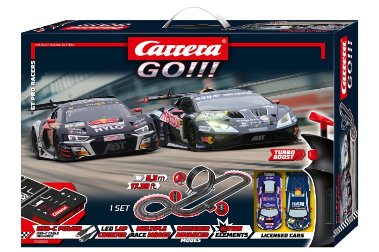 Carrera GO!!! GT Pro Racers - Lamborghini Hurac&aacute;n Sportsline No.27 vs. Audi R8 LMS R. Feller No.7 - Race Track 5.3 m - Car20062622 11 - CAR20062622
