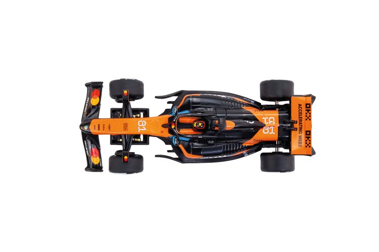 Carrera GO!!! McLaren Racing - MCL39 L. Norris No.4 2025 vs. MCL39 O. Piastri No.81 2025 - Race Track 5.3 m - Car20062623 12 - CAR20062623