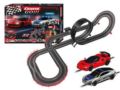 Carrera GO!!! High Speed Pursuit - Audi e-tron GT Police vs. Ferrari SF90 XX Stradale - Race Track 5.3m - Car20062626 1 - CAR20062626
