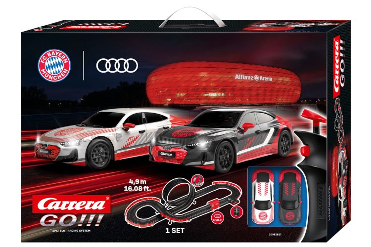 Carrera GO!!! - FC Bayern Racing - Audi e-tron GT White & Black - Race Track 4.9 m - Car20062627 11 - CAR20062627