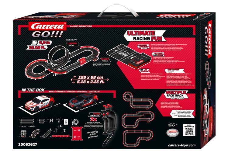 Carrera GO!!! - FC Bayern Racing - Audi e-tron GT White & Black - Race Track 4.9 m - Car20062627 12 - CAR20062627
