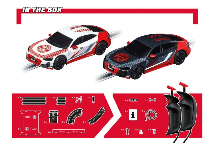 Carrera GO!!! - FC Bayern Racing - Audi e-tron GT White & Black - Race Track 4.9 m - Car20062627 3 - CAR20062627