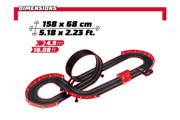 Carrera GO!!! - FC Bayern Racing - Audi e-tron GT White & Black - Race Track 4.9 m - Car20062627 5 - CAR20062627