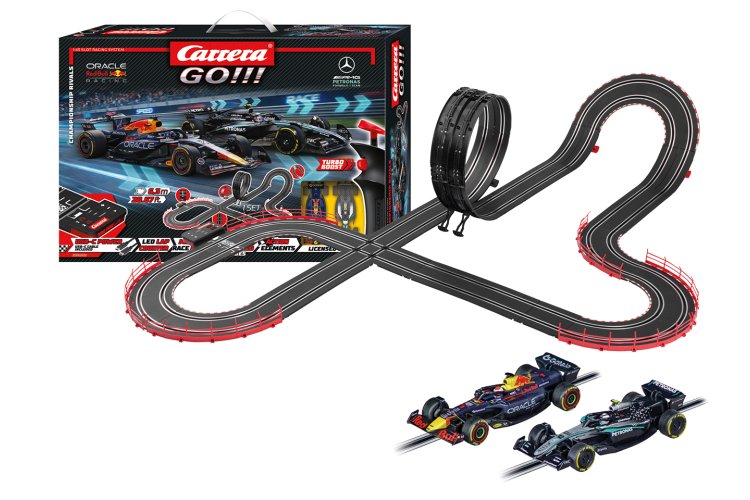 Carrera GO!!! - Championship Rivals - RB21 M. Verstappen No.1 vs. MCL39 L. Norris No.4 - Race Track 6.3 m - Car20062632 1 - CAR20062632