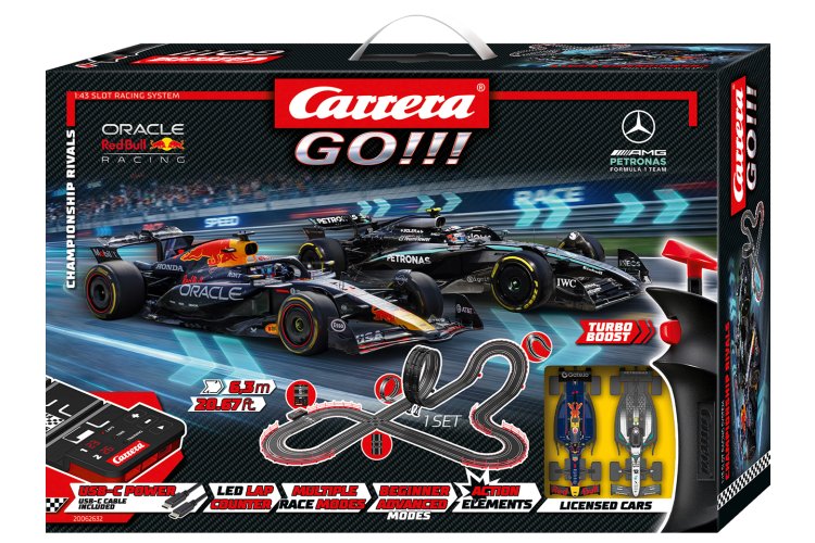 Carrera GO!!! - Championship Rivals - RB21 M. Verstappen No.1 vs. MCL39 L. Norris No.4 - Race Track 6.3 m - Car20062632 13 - CAR20062632