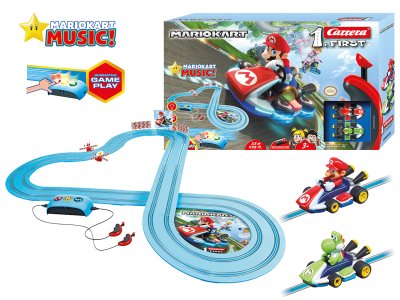 Carrera FIRST Mario Kart - Royal Raceway - Mario vs. Yoshi - Race Track 3.5m - with Sound - Car20063036 1 - CAR20063036