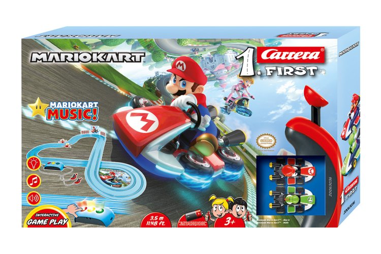 Carrera FIRST Mario Kart - Royal Raceway - Mario vs. Yoshi - Race Track 3.5m - with Sound - Car20063036 8 - CAR20063036