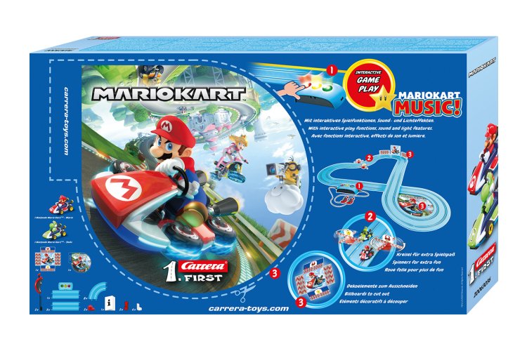 Carrera FIRST Mario Kart - Royal Raceway - Mario vs. Yoshi - Race Track 3.5m - with Sound - Car20063036 9 - CAR20063036