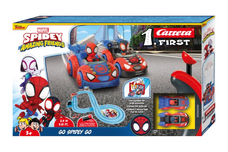 Carrera First Spidey Amazing Friends - Go Spidey Go! - Spidey vs. Spin - Race Track 2.9m - Car20063050 2 - CAR20063050