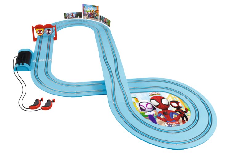 Carrera First Spidey Amazing Friends - Go Spidey Go! - Spidey vs. Spin - Race Track 2.9m - Car20063050 4 - CAR20063050