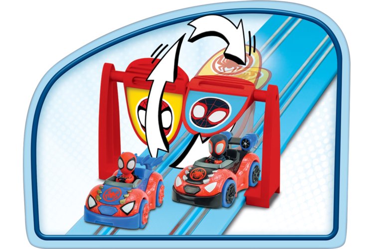 Carrera First Spidey Amazing Friends - Go Spidey Go! - Spidey vs. Spin - Race Track 2.9m - Car20063050 5 - CAR20063050