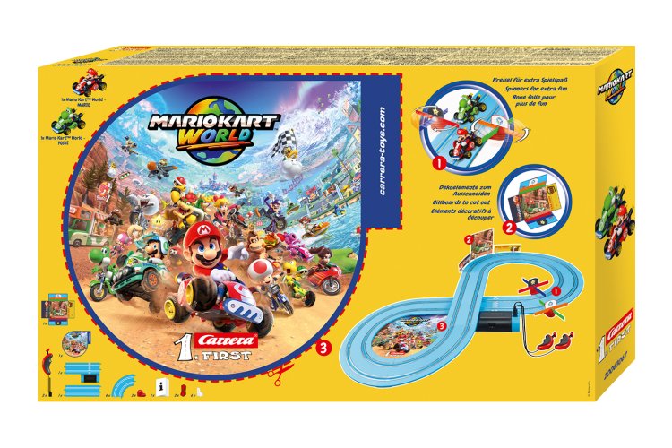 Carrera First - Mario Kart World - Mario vs. Yoshi - Race Track 2.4 m - Car20063067 11 - CAR20063067