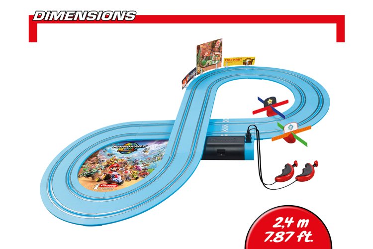Carrera First - Mario Kart World - Mario vs. Yoshi - Race Track 2.4 m - Car20063067 3 - CAR20063067