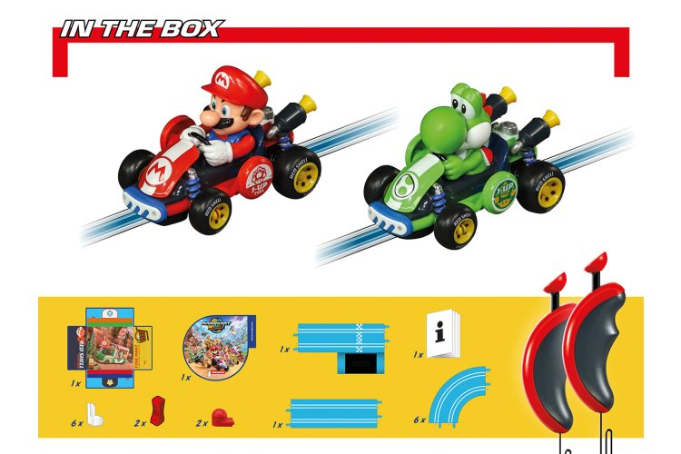 Carrera First - Mario Kart World - Mario vs. Yoshi - Race Track 2.4 m - Car20063067 4 - CAR20063067