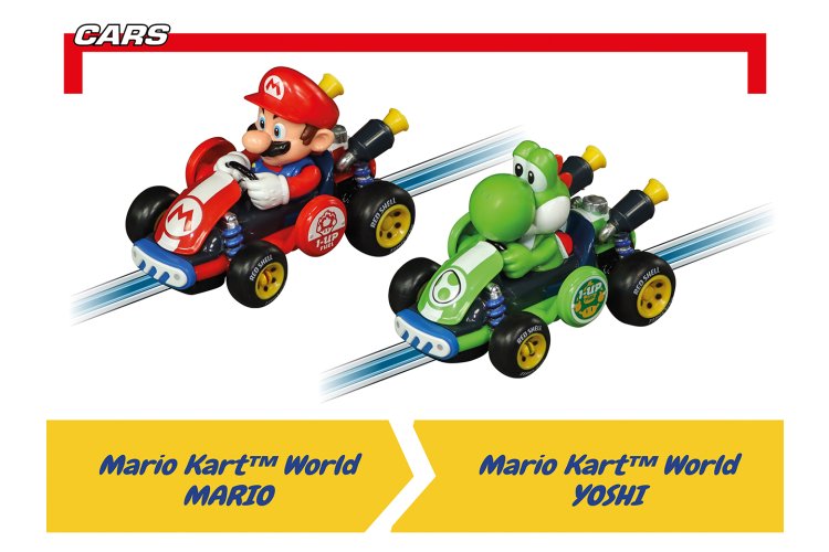 Carrera First - Mario Kart World - Mario vs. Yoshi - Race Track 2.4 m - Car20063067 5 - CAR20063067