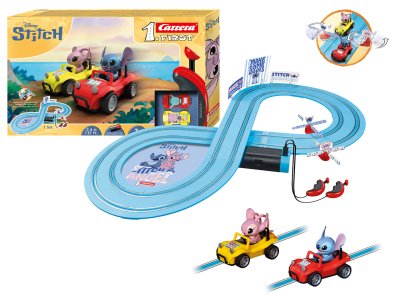 Carrera First - Disney Stitch - Beach Race - Stitch vs. Angel - Race Track 2.4 m - Car20063071 1 - CAR20063071