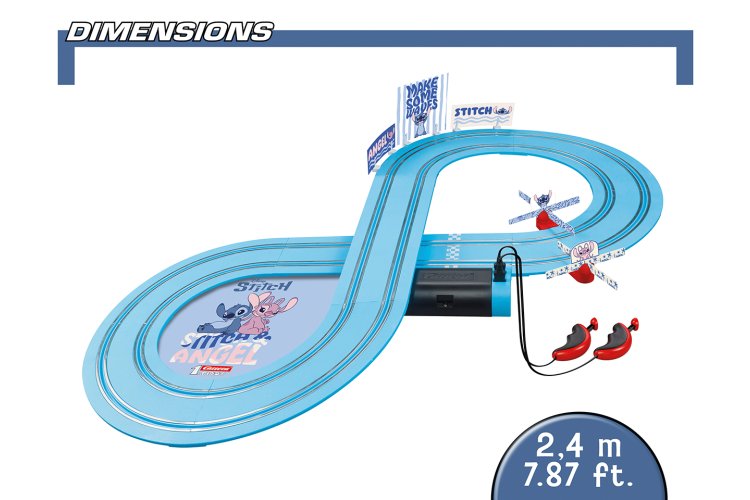 Carrera First - Disney Stitch - Beach Race - Stitch vs. Angel - Race Track 2.4 m - Car20063071 3 - CAR20063071