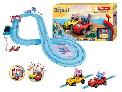 Carrera First - Disney Stitch - Stitch vs. Angel - Race Track 2.9 m - Car20063072 1 - CAR20063072
