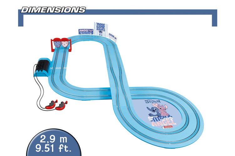 Carrera First - Disney Stitch - Stitch vs. Angel - Race Track 2.9 m - Car20063072 3 - CAR20063072