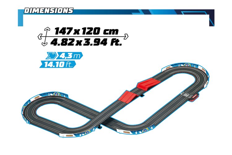 Carrera GO!!! - Sonic Racing CrossWorlds - Sonic vs. Tails - Race Track 4.3 m - Car20063525 5 - CAR20063525