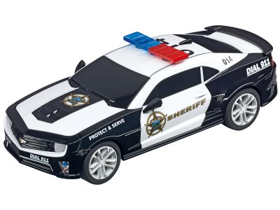 1:43 Carrera GO!!! &ndash; Chevrolet Camaro ZL1 &ldquo;Sheriff&rdquo; - Car20064031 1 - CAR20064031