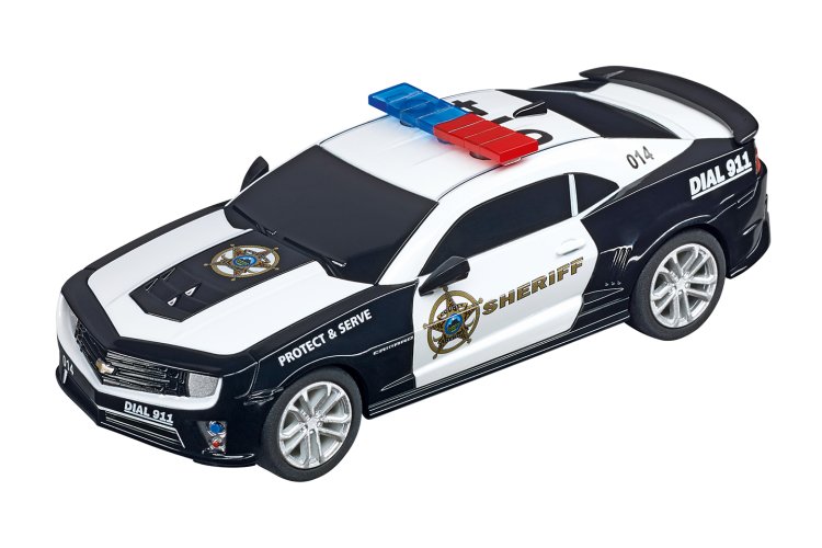 1:43 Carrera GO!!! &ndash; Chevrolet Camaro ZL1 &ldquo;Sheriff&rdquo; - Car20064031 1 - CAR20064031