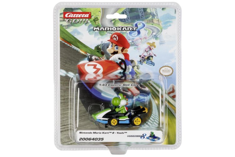 1:43 Carrera GO!!! Nintendo Mario Kart&trade; 8 - Yoshi in Kart - Car20064035 2 - CAR20064035