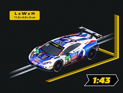 1:43 Carrera GO!!! - Lamborghini Hurac&aacute;n GT3 EVO2 Luca Engstler No.19 - Car20064276 2 - CAR20064276