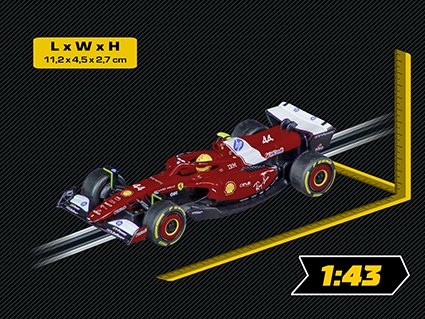 1:43 Carrera GO!!! - Ferrari SF-25 - Formule 1 - Lewis Hamilton No.44 - Car20064282 2 - CAR20064282