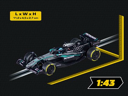 1:43 Carrera GO!!! - Mercedes-AMG F1 W16 E Performance - Formula 1 - George Russell No.63 - Car20064283 2 - CAR20064283